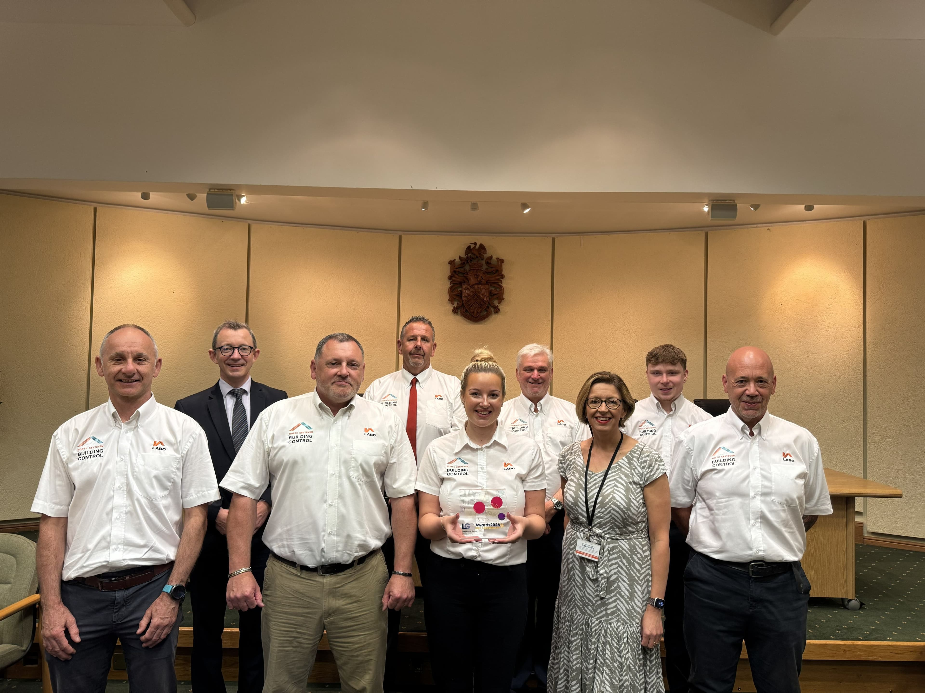 Silver accolade for NKDC’s Building Control team at the LGC Awards