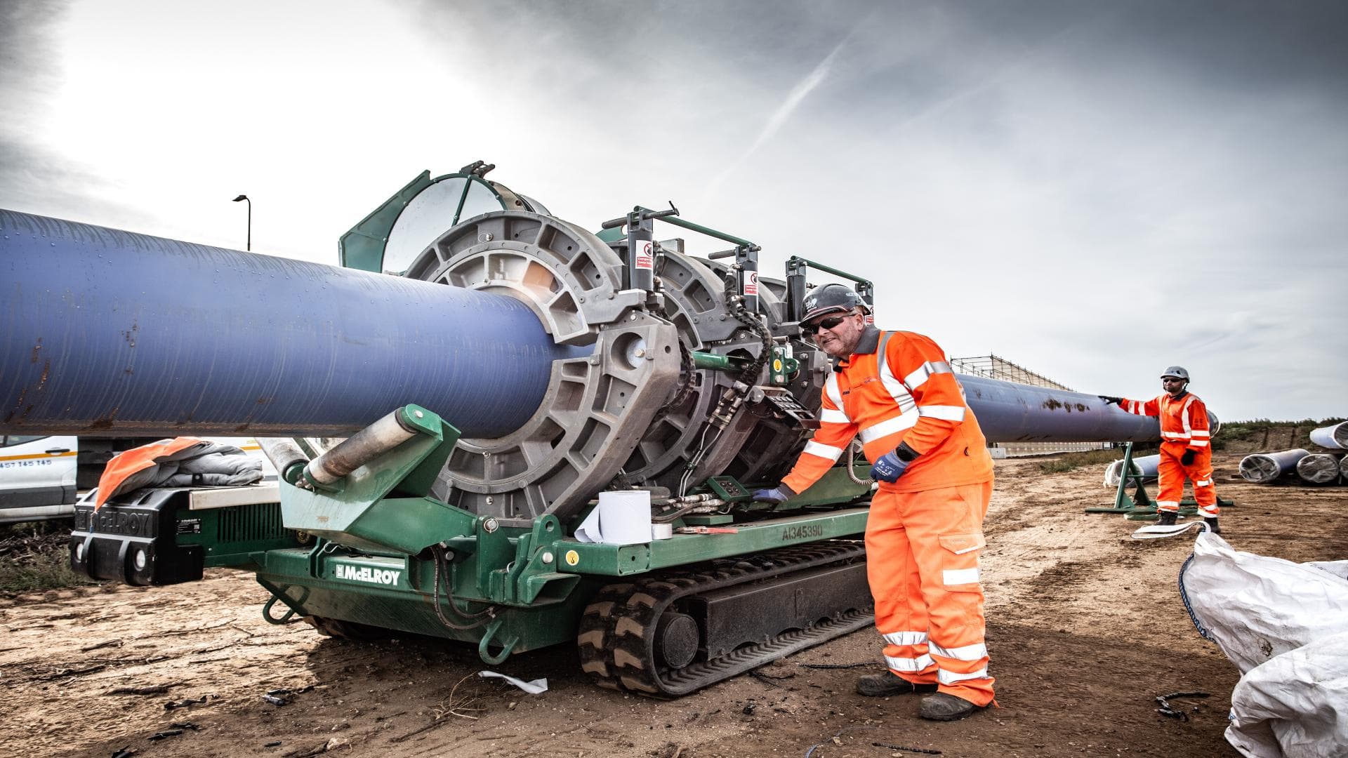 Drainage works on the North Hykeham Relief Road