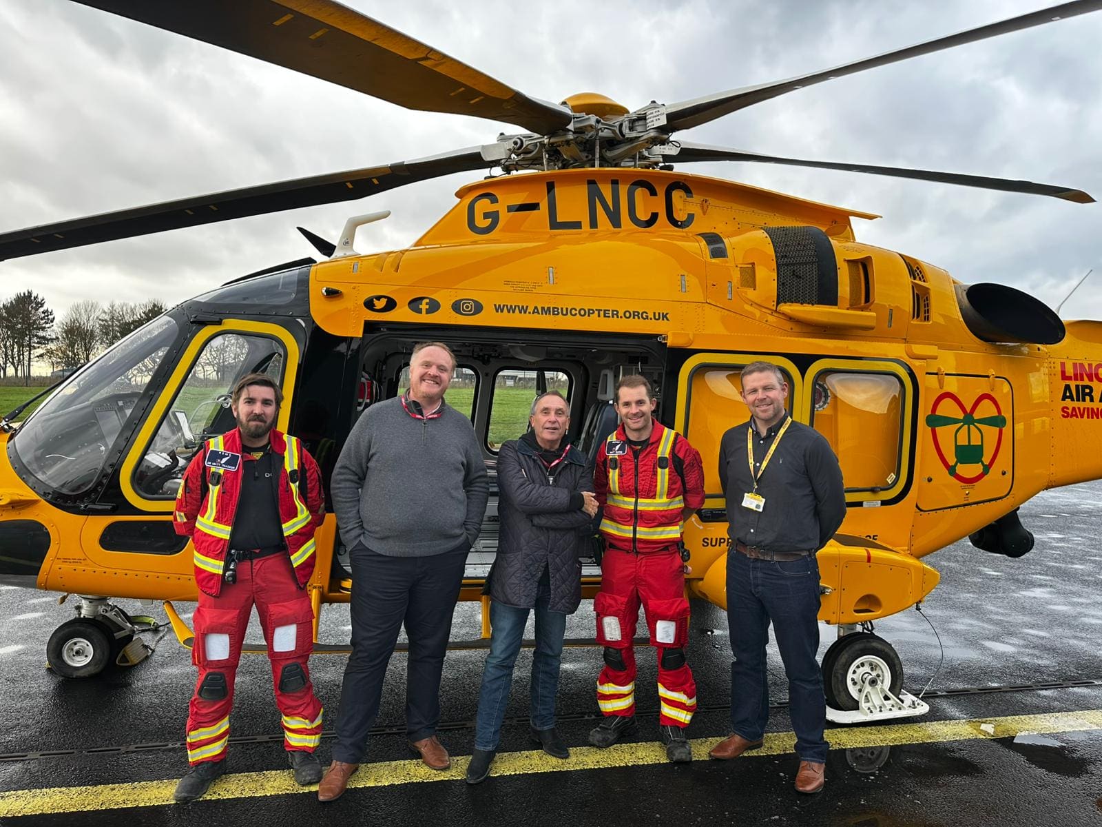 Magna Radio visits Lincs & Notts Air Ambulance