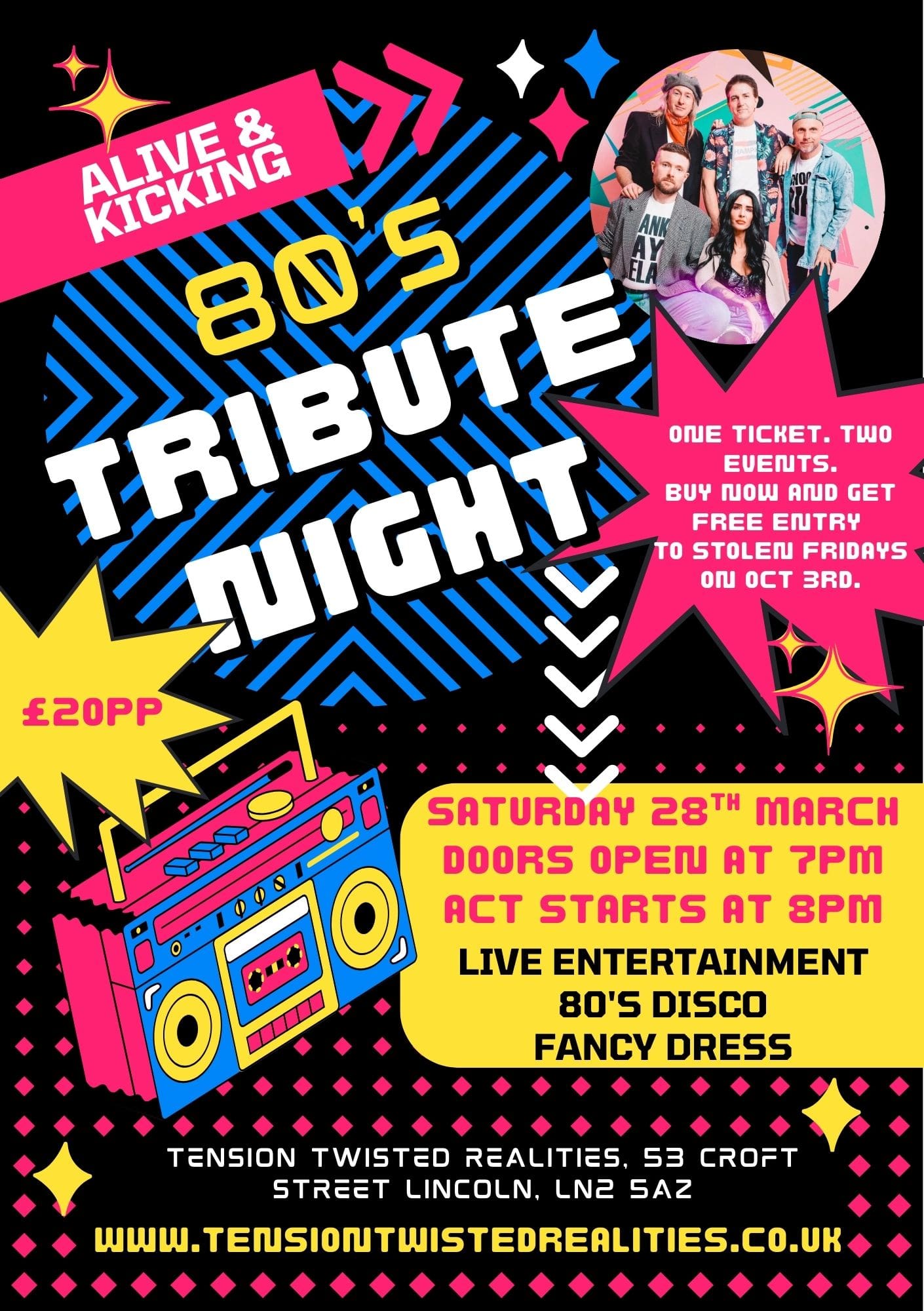 Alive and Kicking Tribute. Tension Twisted Realities